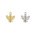Fine Jewelry  Bee Pendants Gold Filled for Permanent Jewelry Making Sterling Silver Tiny Charms