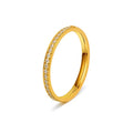1.8MM New Style Diamond Women Crystal Stainless Steel Rings Jewelry Claw Rhinestone 5-10#