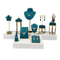 High-end luxury small size metal earrings pendant ring necklace bracelet jewelry display props