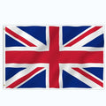 Cheap STOCK 100% Polyester Eco-Friendly 3x5 British United Kingdom UK Flag with Two Grommets Silk Screen Printed