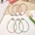 QIYUE Gradient Color Telephone Cord Headbands Sleek Sporty Minimalist Headbands Women's Hair Accessories