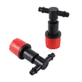 Adjustable 8 Hole Red Dripper Garden Micro Drip Irrigation Dripper Plants Watering Emitters Dripper