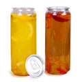 Free Sample PET Logo Printing 16oz 500ml Plastic Can Juice Soda Coffee Beverage Bottle