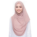 High Quality MEDINA 9.9 Free Shipping Long Chiffon Women's Shawl Hijab Scarf Custom Logo Wholesale Premium Heavy Chiffon Hijab