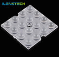 16W 4x4 30 Degree Led Lens Convex Module Lens for Flood Light Show Light