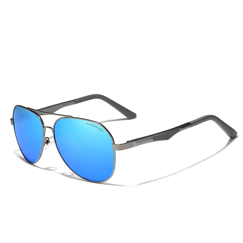 KINGSEVEN 2021 Unisex Brand Aluminum Polarized UV400 Retro Sunglasses Men's and Women's Eyewear Oculos De Sol 7759
