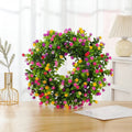Top Selling Eucalyptus Wreath Door Hanging Spring Simulate Flower Home Decoration for Easter Cross-Border Accessible