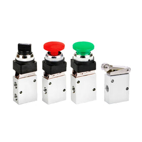 Cheap Price JM Series 3/2 Way Push Button Aluminum Alloy 1/8 Port Air Pneumatic Control Mechanical Valve