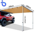 4x4 Summer Car Awning Outdoor Tent One Bedroom Waterproof Portable Polyester