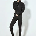 Violently Sweat Suit Women's Suit Hooded Workout Clothes Sports Suit Fat Burning Sweatshirt Running Yoga Clothes
