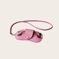Portable Travel Lanyard Sunglasses Storage case Pu Leather Custom logo Sunglass Pouch Bag