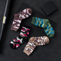 Wholesale Fashion Camouflage Pattern Socks Men Casual Camo Streetwear Cotton Crew Socks