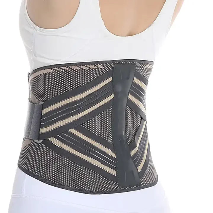 Unisex Breathable Sterilization Copper Thin Lower Back Lumbar Steels Support Belt/brace Car Seat