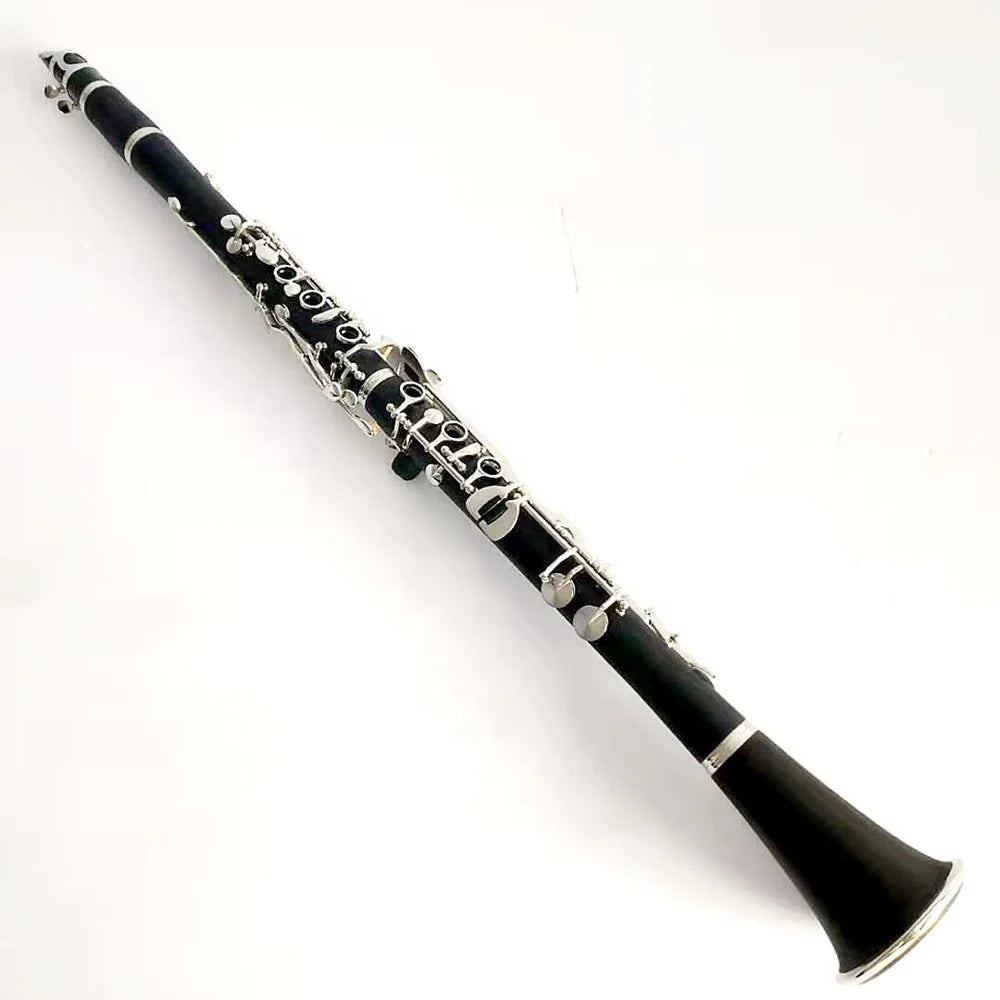 G Tone German System Clarinet Wind Instrument 20 Keys  Hard Rubber Wood G Clarinet
