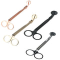 Custom Engraved Stainless Steel Candle Scissors Wick Trimmer Cutter Silver Gold Logo DIY Grade Candles Fragrance Accessories