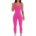 One Piece Sportswear Bodysuit  Women Fitness Sports Jumpsuit Seamless Gym Plus Size  Ribbed Gym Training Dancewear