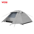 WOQI Ventilate Portable Waterproof Folding 210T Polyester with PU Coating Camping Tents