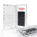Matte Black Eyelashes Extensions Trays Easy Fan Lash Extension Volume Eyelash Extension