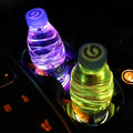 RICHSHINING Custom LED Car Cup Coaster Flashing Acrylic Led for Cup Drink Bottle Holder Usb Charging  Luminous Pads for bar