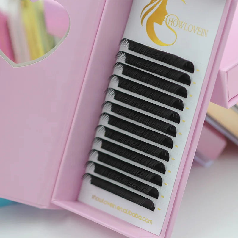 J B C CC D DD L M Curl Volume Lash Extensions 6-25mm 0.03 05 07mm Cashmere Volume Lash Extensions