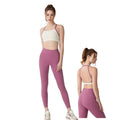 Aoyema New Women Sexy Back Sports Bra Yoga Sets Butt Lifting Yoga Pants Compression Leggings Workout Sets Quick Dry Gym Yoga Wea