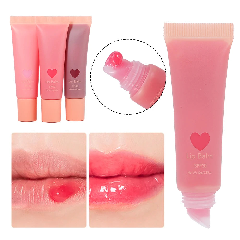 Creative Design Lip Gloss Lipstick Make up Silicone Phone Case Holder Lip Balm Cover Portable Cute Lip Balm