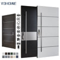 Italian Latest Modern House Door Design Gone Groove Design Safety Main Entryway Metal Security Armored Doors