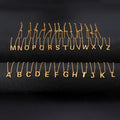 Minimalist Single Alphabet Letter Charm Necklace Jewelry PVD 18K True Gold Plated Stainless Steel Initial Necklace for Women