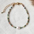 Customized Beads Bracelet Natural Stone Freshwater Pearls Adjustable Beaded Bracelets