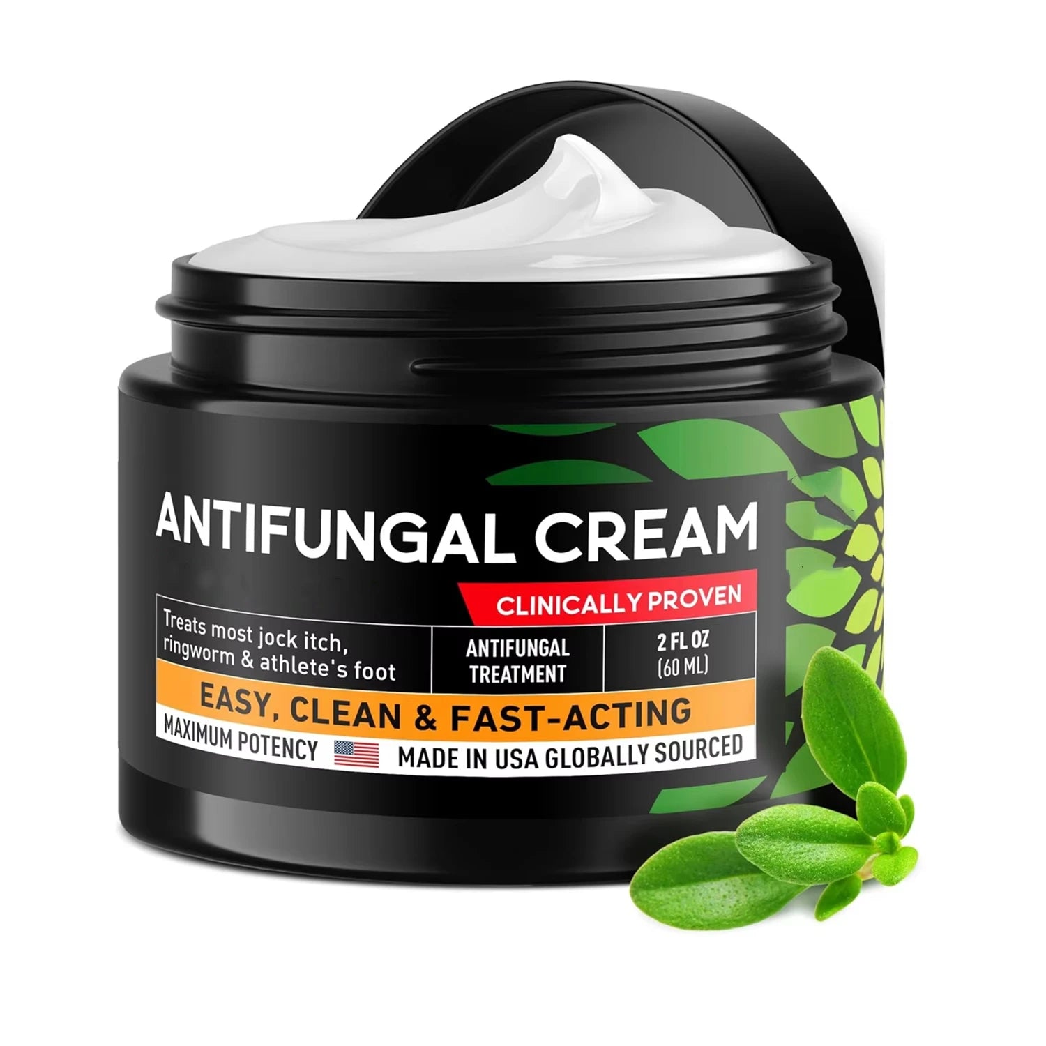 OEM Private Label Natural Antifungal Cream Treatment Balm for Relives Jock Itch Ringworm and Athlete Foot
