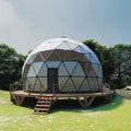 6M Transparent Outdoor Geodesic Dome Tent Stars Glamping