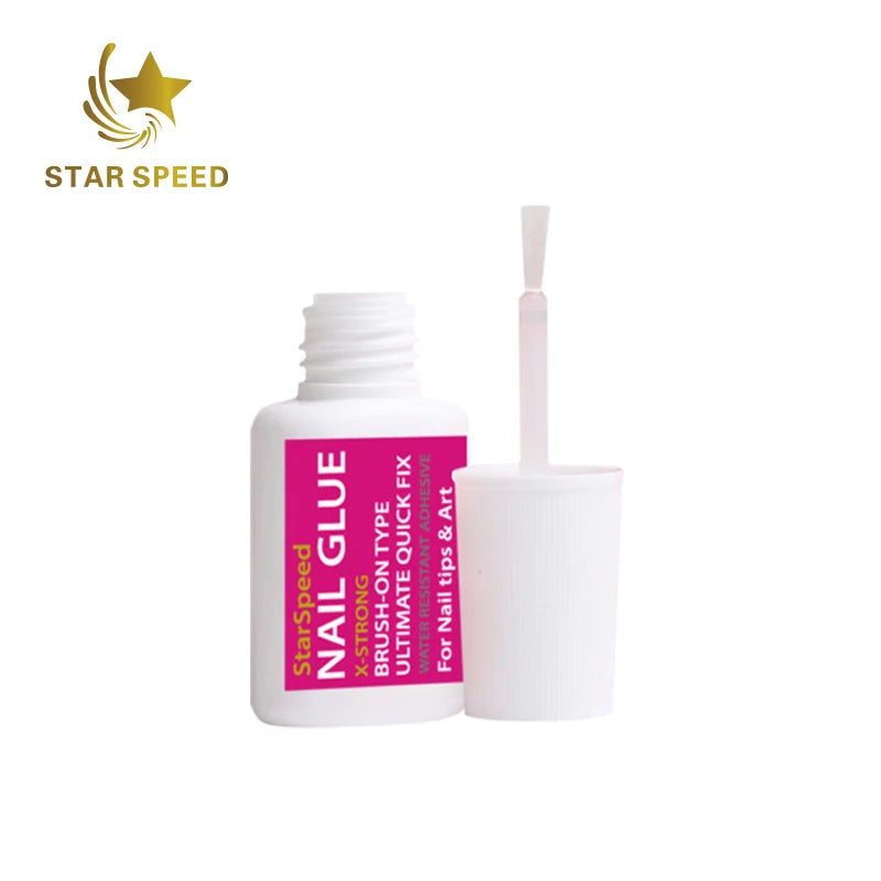 New 8g Strong Hold Non-Toxic Press-On Nail Glue Long-Lasting Wholesale Glue for Nails Brush on Nail Glue
