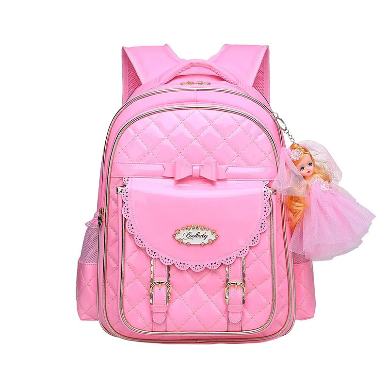 Primary School Children From Grade One to Six Girl Backpack Lovely Princess Korean Version of the  Backpack Schoolbag