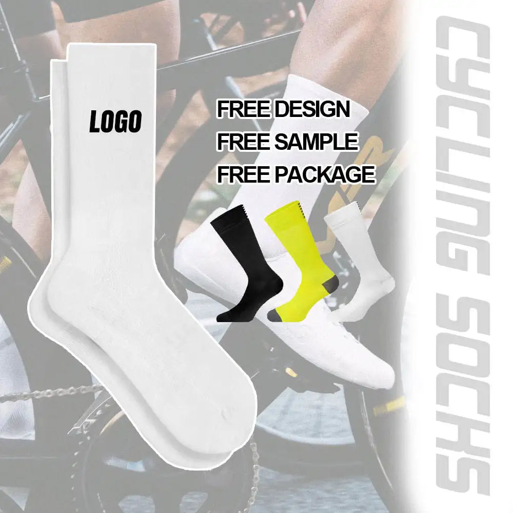 OEM Unisex Men Sports Aero Cycling Socks Outdoor Sport Bike Socks Professional Athletic Riding Socks