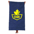 Wholesale Custom Premium Hawaiian 100% Cotton Terry Oversized High Quality Beach Towel With Red Stripes