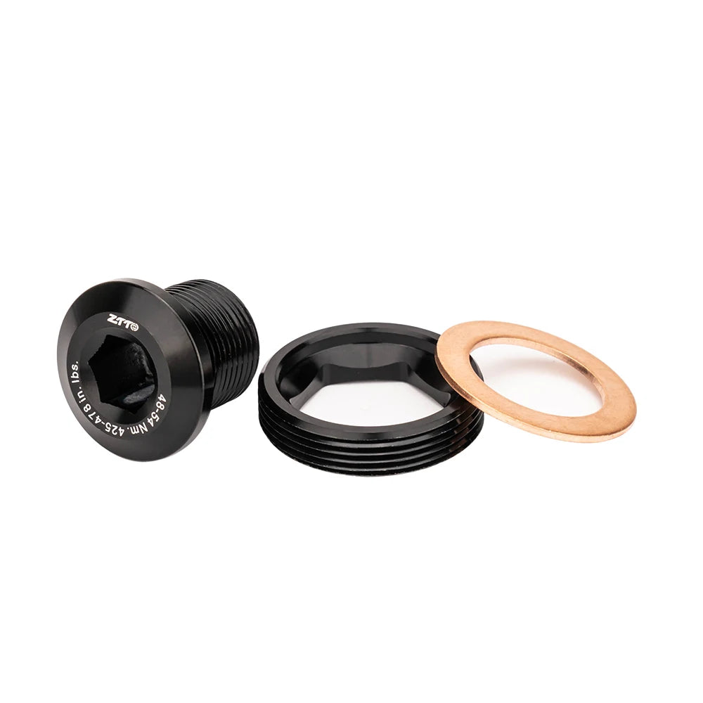 Aluminum Alloy Mountain Bike Durable Crank Plate Nut Parts  M15/M26 M18/M30 Bolt Screw for  Spare G X P X7 X9 X0 XX1 DUB