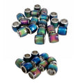 Wholesale Barrel Shape Tube Beads Temperature Sensitive Color Changing Bead Spinner Stainless Steel Beads for Jewelry Making