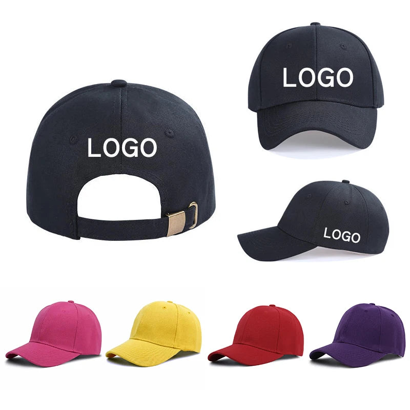 Custom logo Men Women Vintage Cotton Washed Gorras Baseball Cap Twill Plain Sports Caps Adjustable Hat