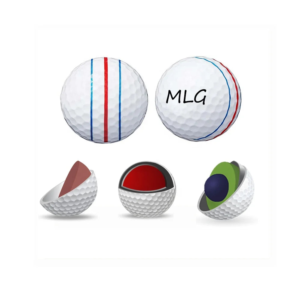 Hot Sale Factory Price USGA Conforming 2 3 4 Piece Customized Printing Logo Surlyn Urethane Golf Ball Custom Golf Ball