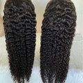 Brazilian Virgin Cuticle Aligned Curly Hair HD Swiss Lace Frontal Wig Glueless Full Lace Front Wigs for Black Women