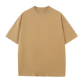 Men's Heavyweight Woven Cotton Oversized Eco-Friendly Tee 100% Cotton Custom Graphic Patterned Logo Printed Blank Tshirt