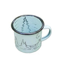Hot Sale Campfire Retro Custom Logo Enamel Mug Sublimation Personalised Mugs