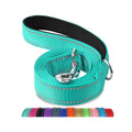 4 5 6FT 360 Degree Rotating Metal Buckle Soft Padded Handle Reflective Nylon Dog Leash Solid Alloy Rubber for Pets Supplied Dog