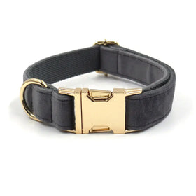 New Products 2024 Unique Dog Collar Luxury Colorful Dog Collar Fancy Dog Collars Classic Green Series Soft Velvet Pet Necklaces