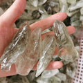 Gemstone Raw Rough Crystal Stones Green Quartz Green Amethyst Point Prasiolite for Healing