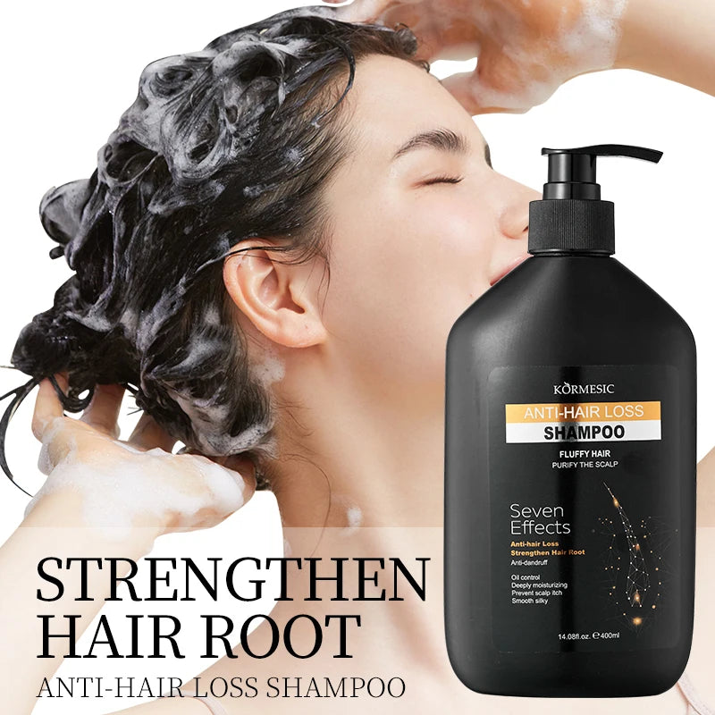 KORMESIC  Private Label Natural Plant Extract  Shampoo Hair Growth Anti Hair Loss Anti-Dandruff Shampoo