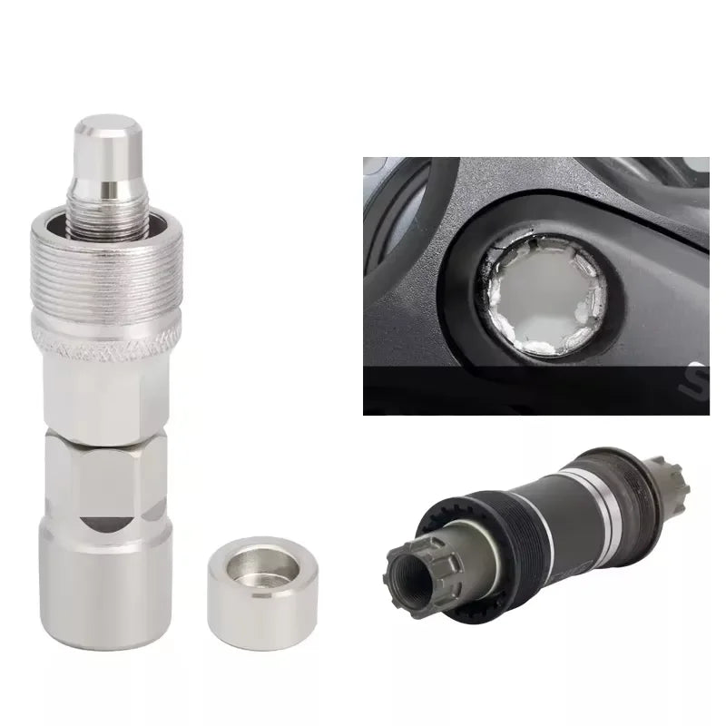 RIDERACE Bicycle Crank Extractor Removal MTB Bike Bottom Bracket Axis Remover Wheel Puller Bolts Crankset Pedals Repair Tools