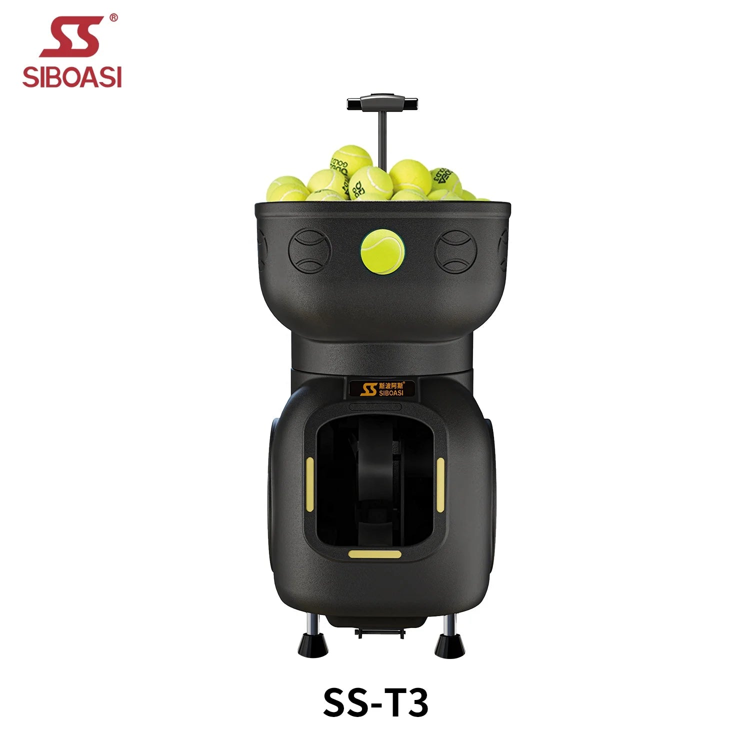 Smart Pro New Arrivals SIBOASI Tennis Ball Machine Launcher Equipment for Training Practice with APP Remote Control.