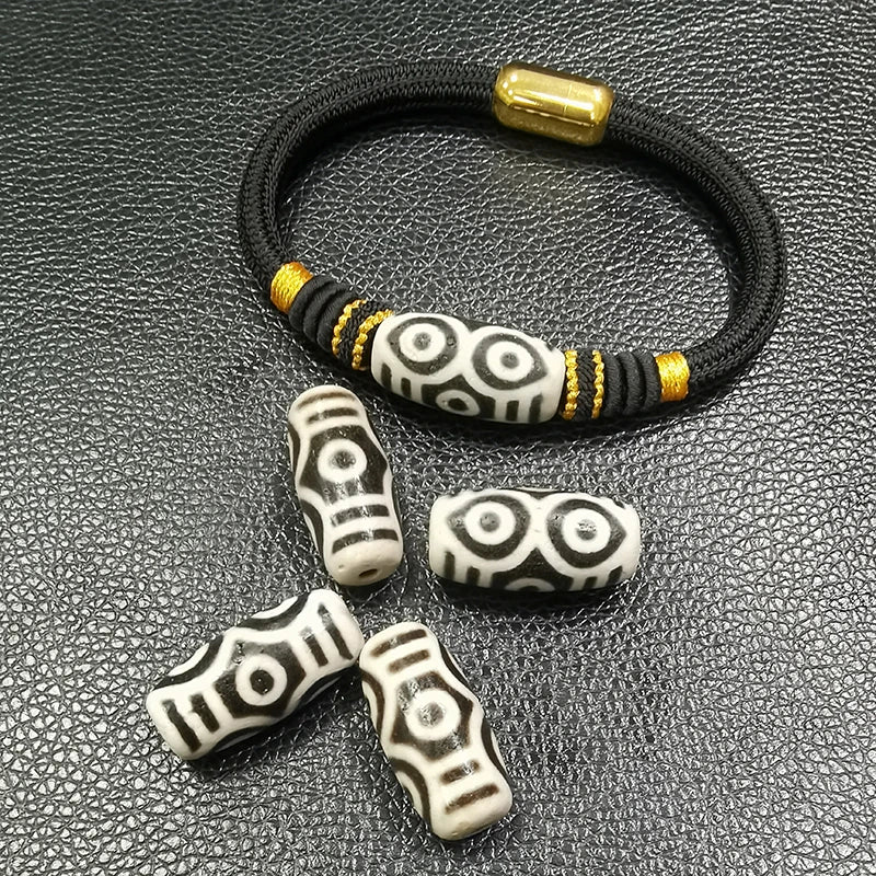 Customize Hand Made 3 5 Eyes 4 Eyes Eyes Dzi  Beads Bracelets
