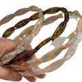 Designer Valentines Sweet Toothed Anti Slip Twisted Acetate Hairbands Headbands for Women